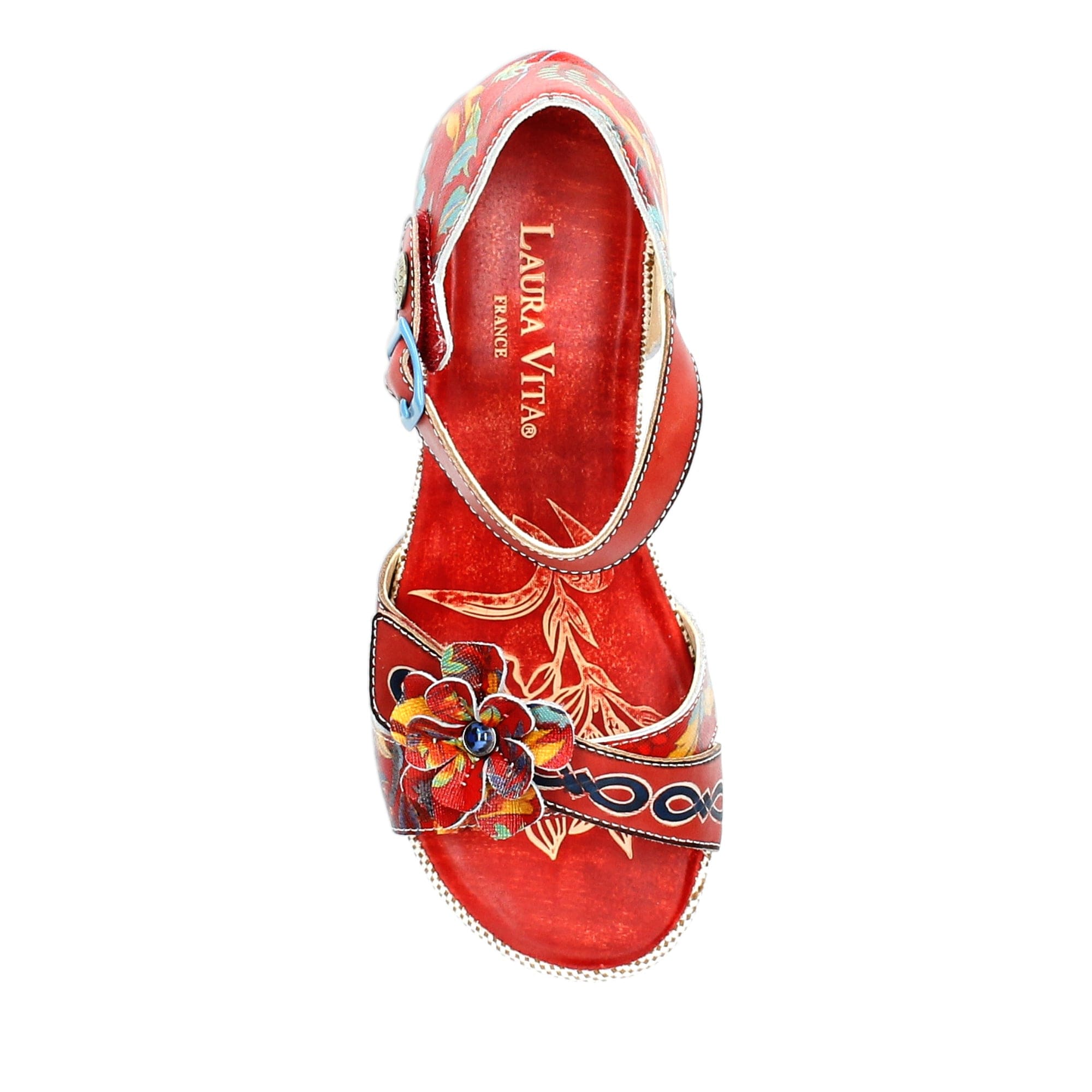 Laura Vita Facscineo 03, Sandali Peeptoe Donna, Rosso Rouge Rouge, 36