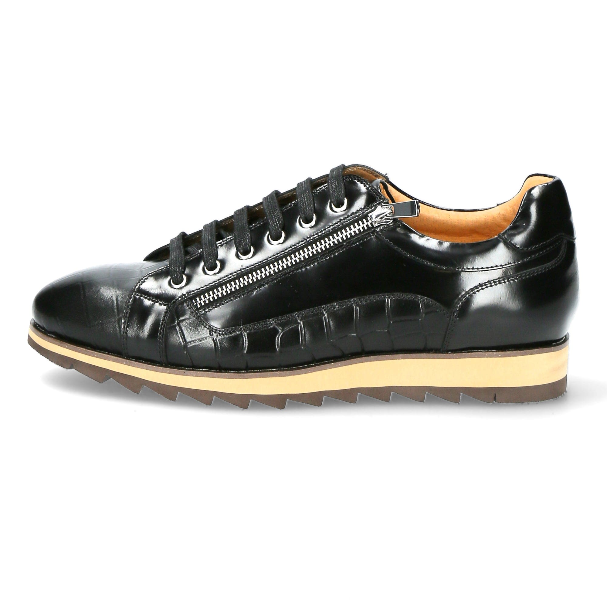 ACHILLE 04 Zapato Hombre - 40 / Negro Liso - Zapatos