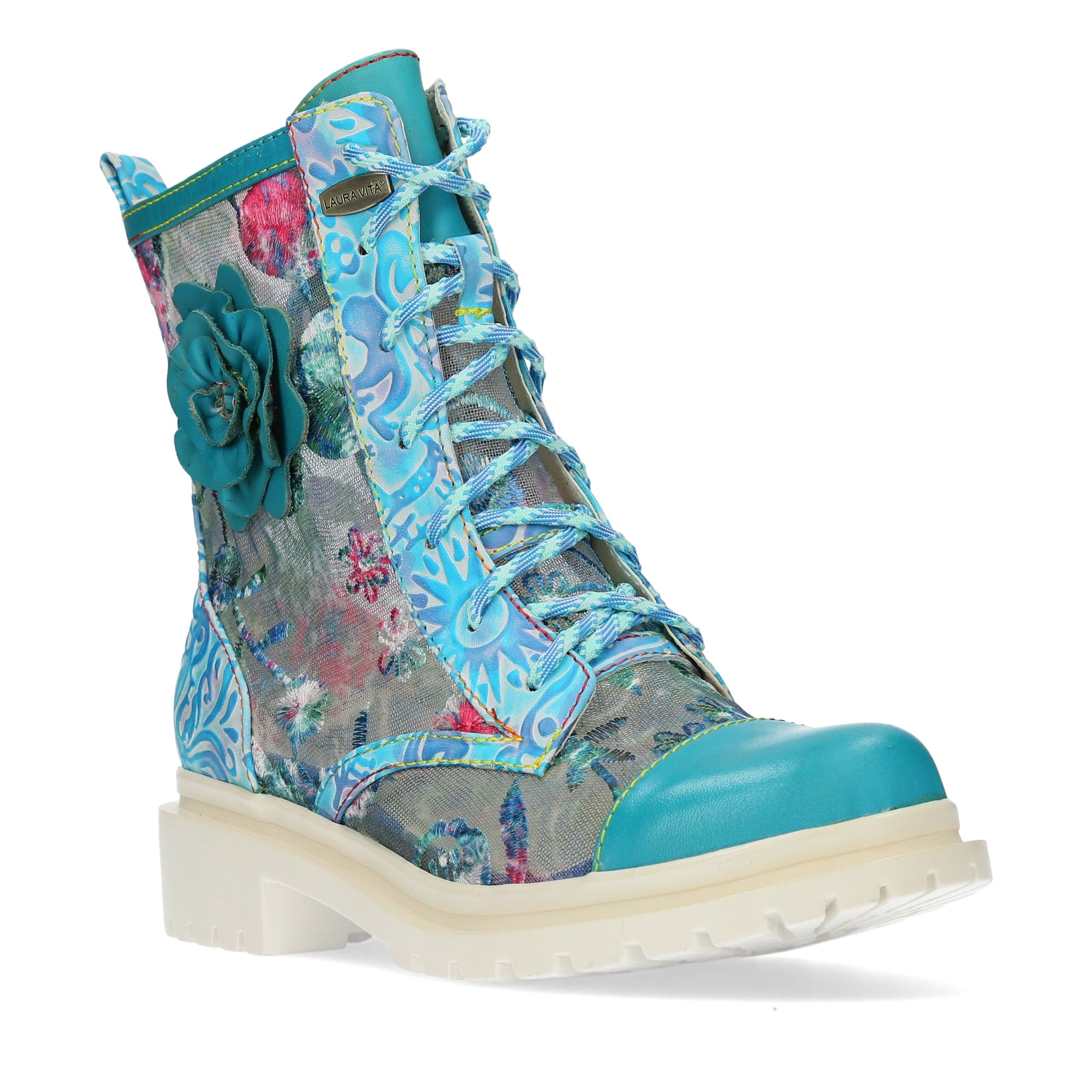 Bottines Chelsea Laura Vita Cyrielle 12 - Cuir Vert Jade - Pointure 37 EU Neuves