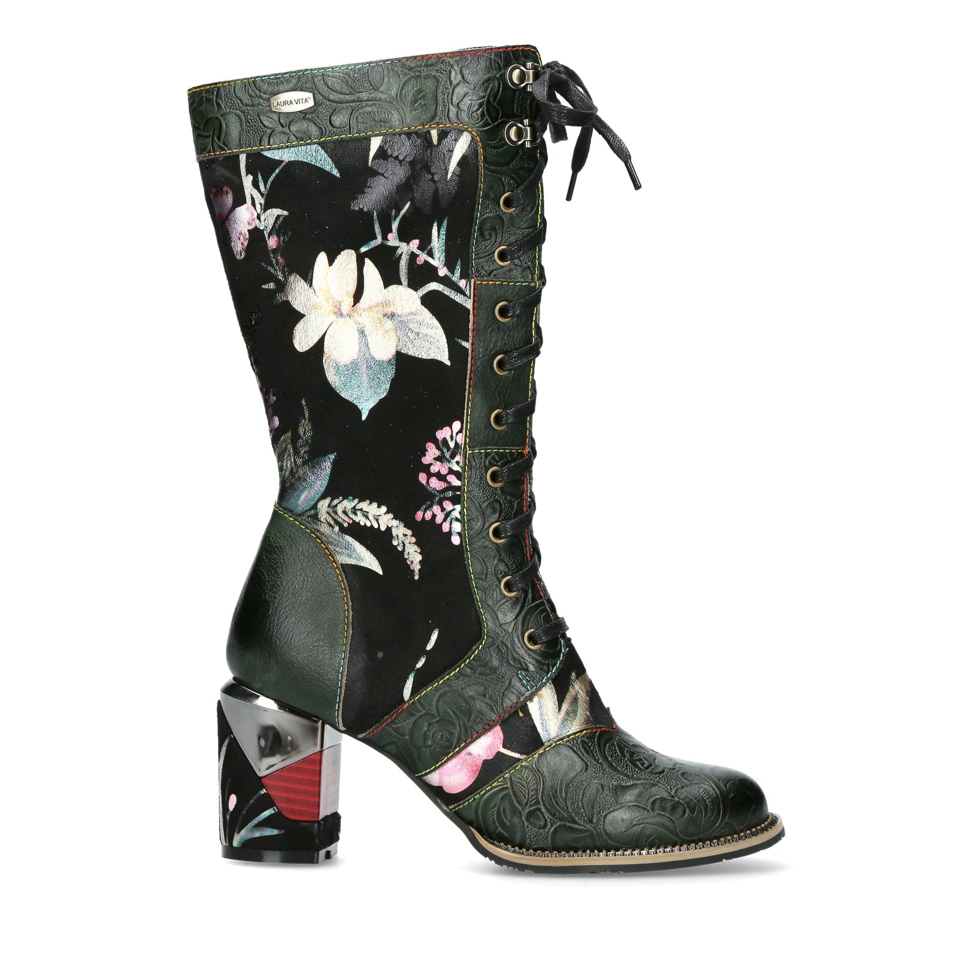 Laura Vita Korte Laars Ercwinao 03 SL1505-3E Camel Bruin Combi voor slechts €89 | Van Driel Schoenen
