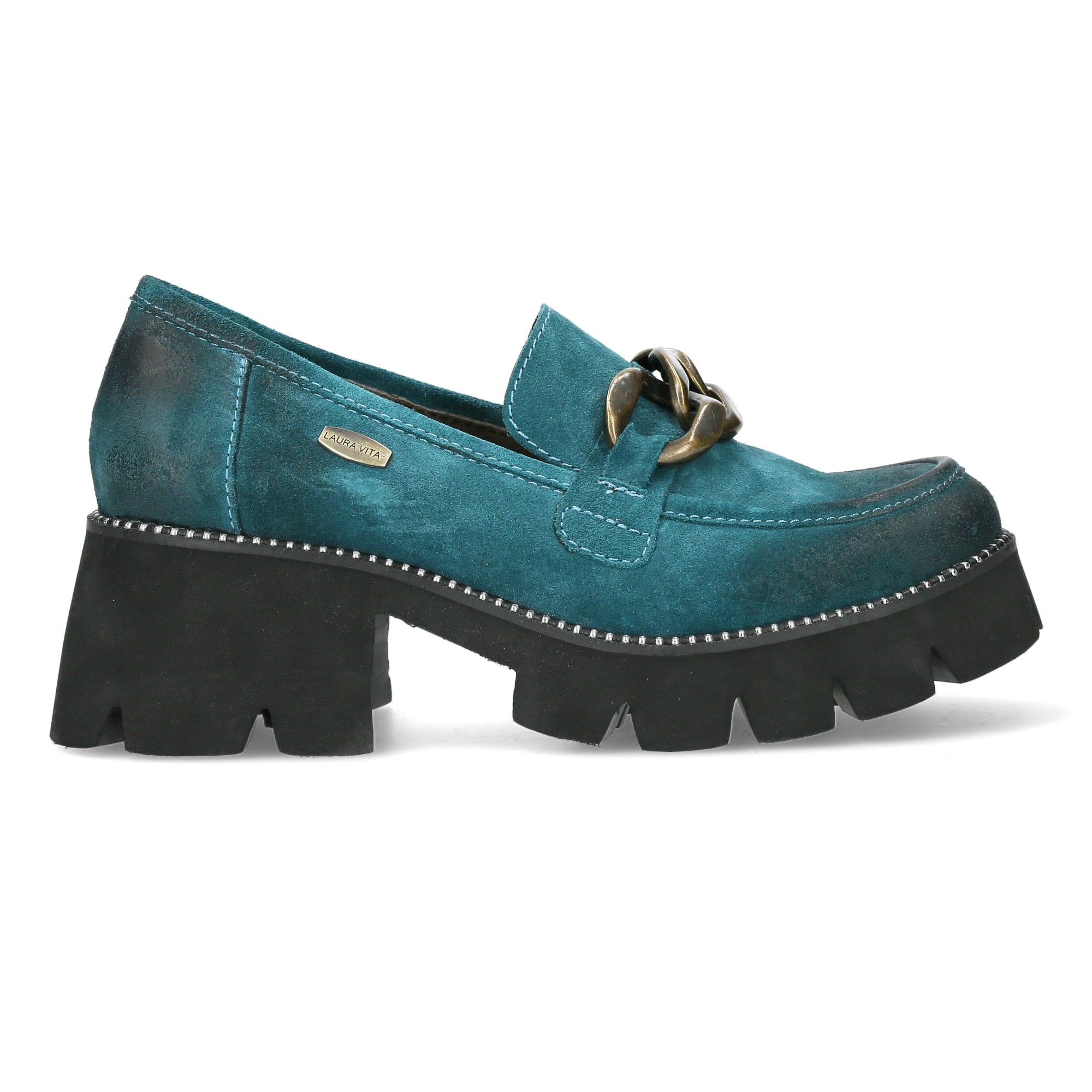 Shoe OMIO 07 - 35 / Turquoise - Moccasin