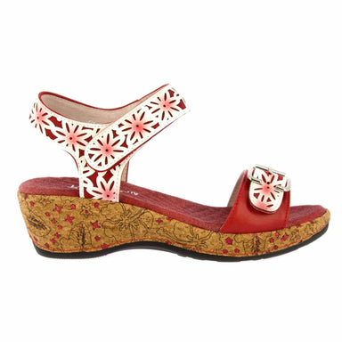 Schuh Rot Laura Vita FACRDOTO 019 - 35 / RED - Sandale