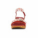 Schuh Rot Laura Vita FACRDOTO 019 - Sandale