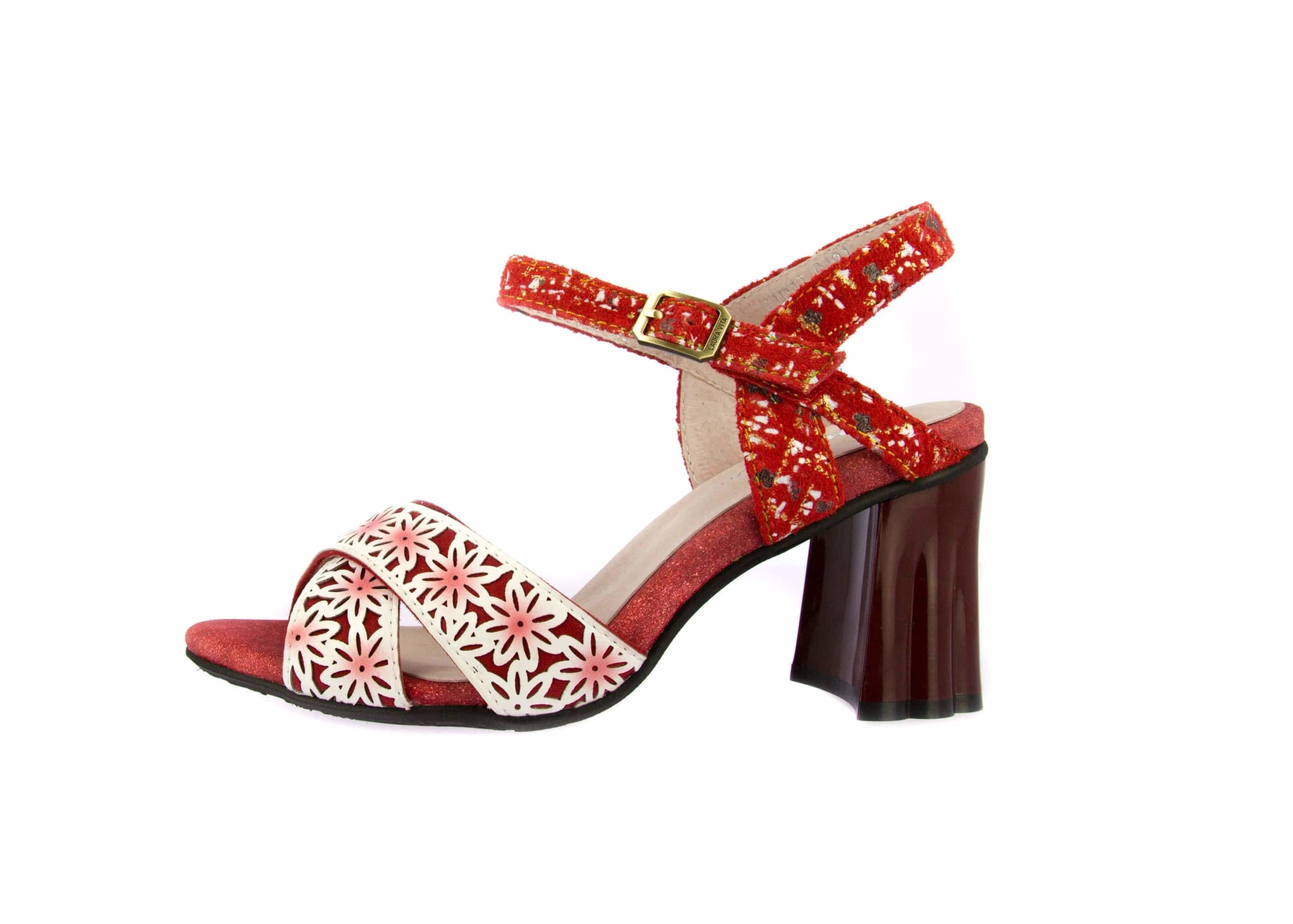 Rød sko Laura Vita FICDJIO0191 - Sandal