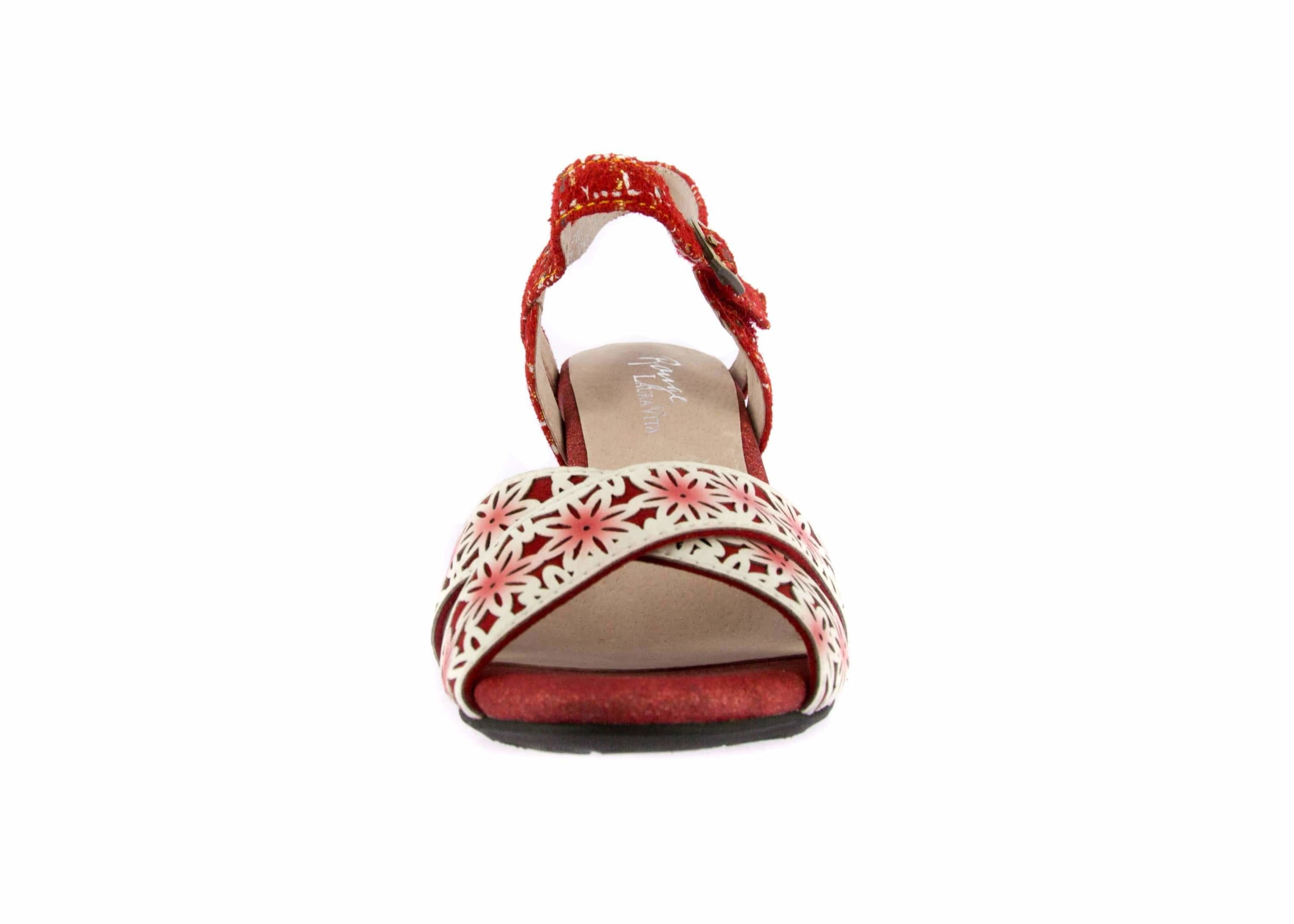 Red shoe Laura Vita FICDJIO0191 - Sandal