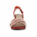 Red shoe Laura Vita FICDJIO0191 - Sandal