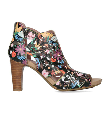 ALBANE 04 Fleur - 35 / Czarny - Buty sandały