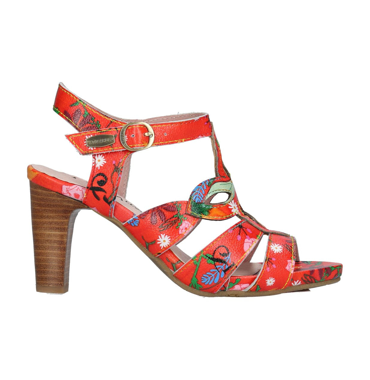 Chaussures ALCBANEO 209 - 35 / Rouge - Sandale