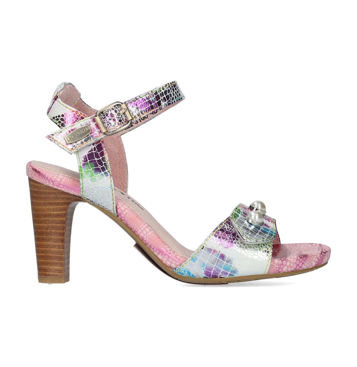 Schuhe ALCBANEO 44 Blume - 35 / Violett - Sandale