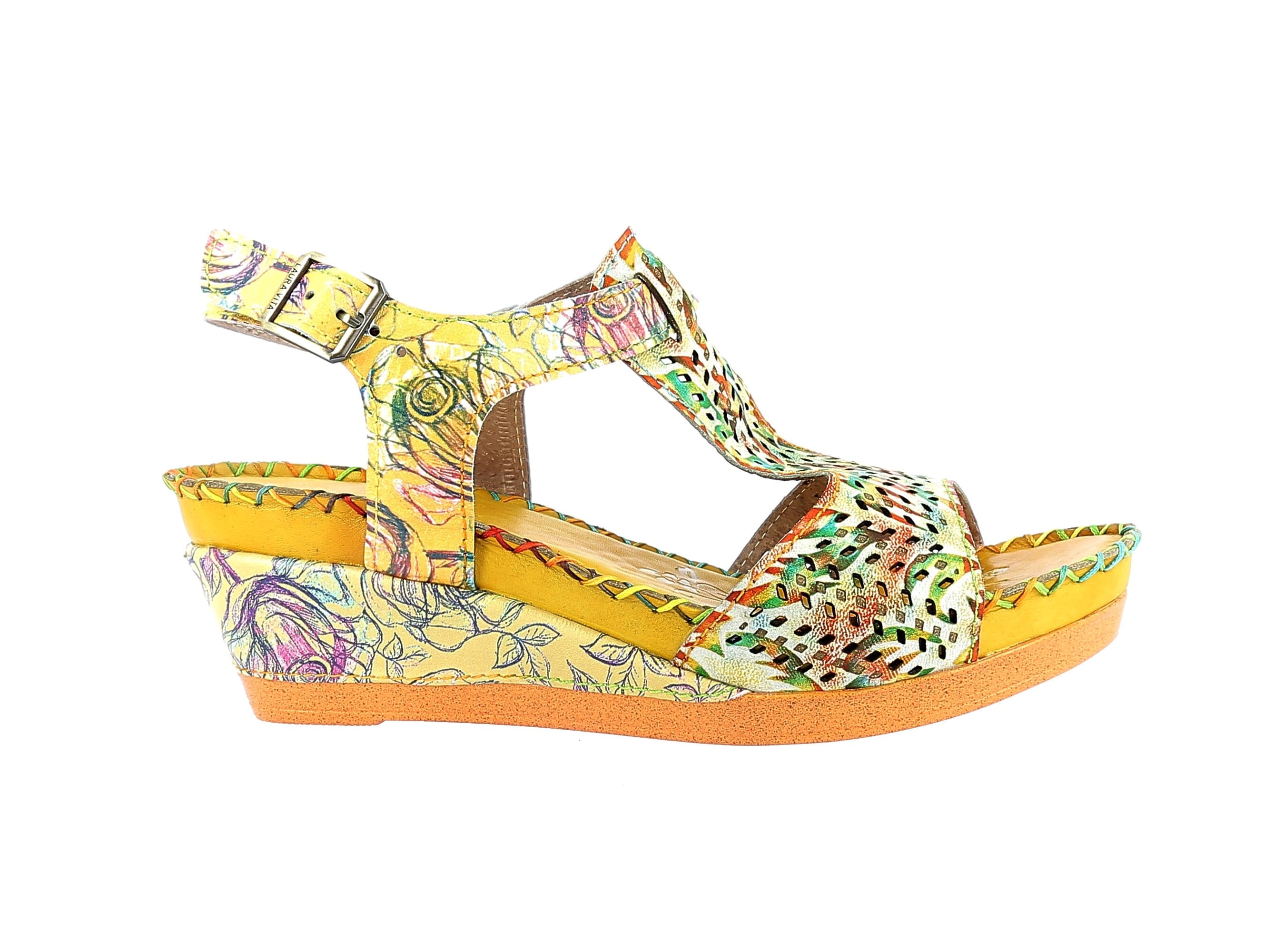 Schuhe BECATRICEO 62 - 35 / YELLOW - Sandale