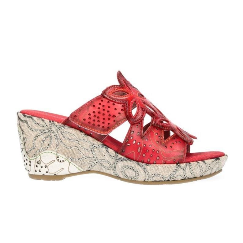 Chaussures BECAUTEO 16 - 35 / Rouge - Mule