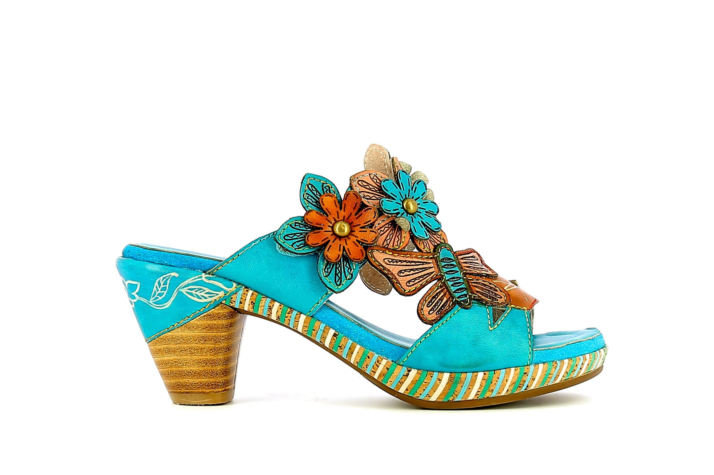 Chaussures BECLFORTO 21 - 35 / TURQUOISE - Mule
