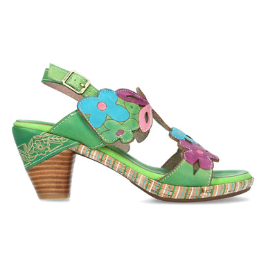 Scarpe BECLFORTO 91 - 35 / Verde - Sandalo
