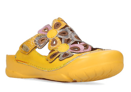 Schuhe BECZIERSO 03 - 35 / Gelb - Pantolette