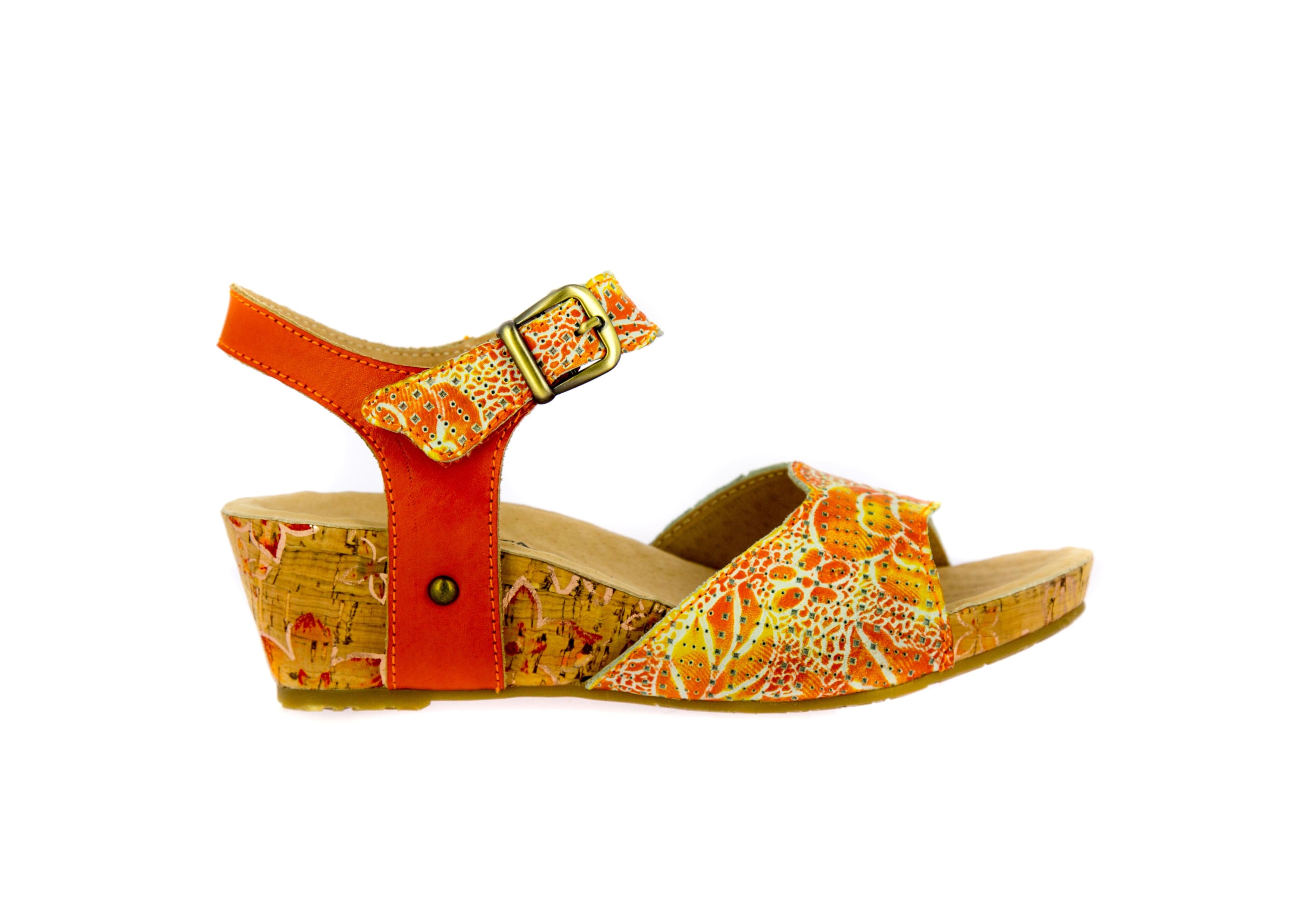 BELINDA 088 shoes - 35 / Orange - Sandal