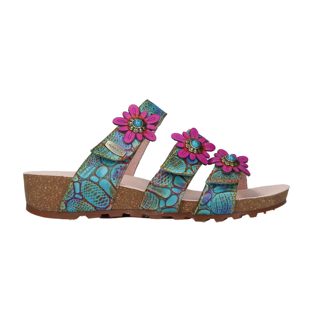 Chaussures BRCYANO 0122 - 35 / Turquoise - Mule