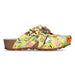 BRCYANO 20 Flower Shoes - 35 / Yellow - Mule