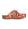 BRCYANO 20 Scarpe a fiori - 35 / Rosso - Mule