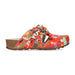Schuhe BRCYANO 20 Blume - 35 / Rot - Pantolette