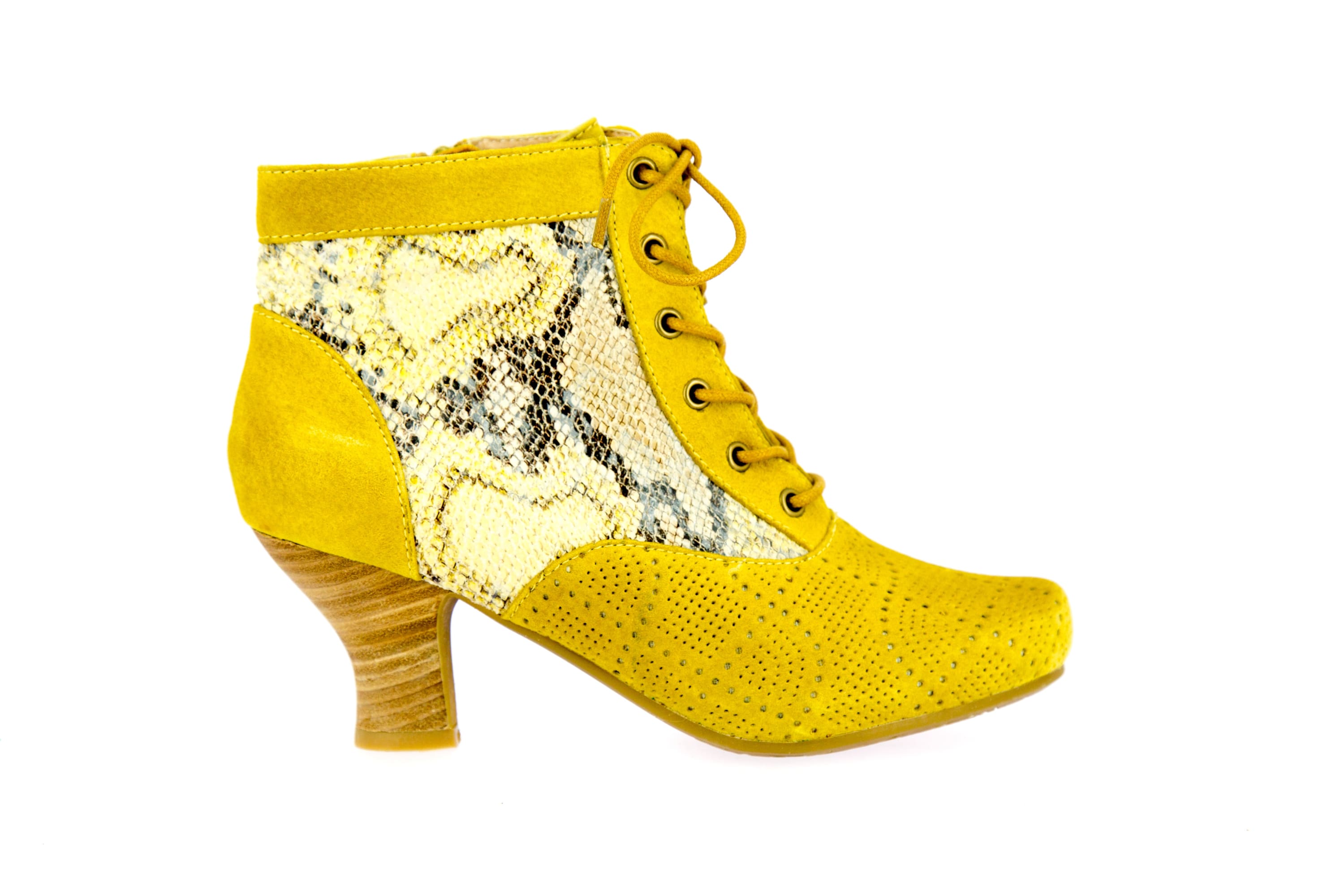 Schuhe CANDICE 08 - 35 / Gelb - Stiefeletten