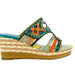 DAUPHIN 02 shoes - 35 / Turquoise - Mule