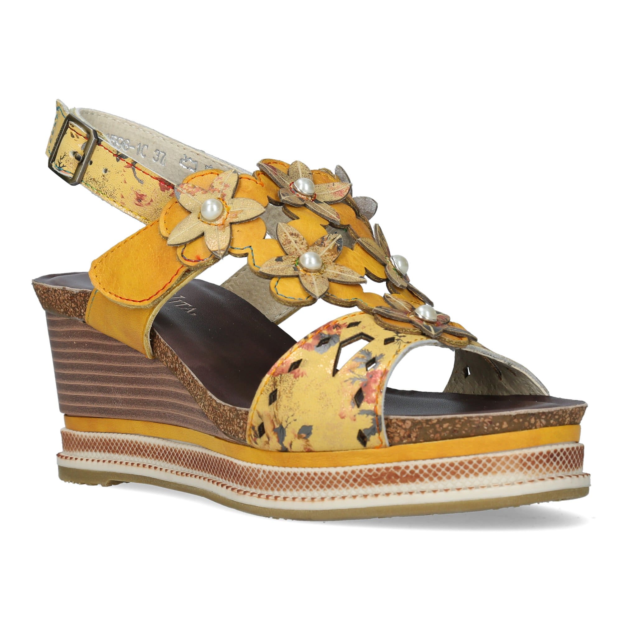 Schuhe HACDEO 0121 - 35 / Gelb - Sandale