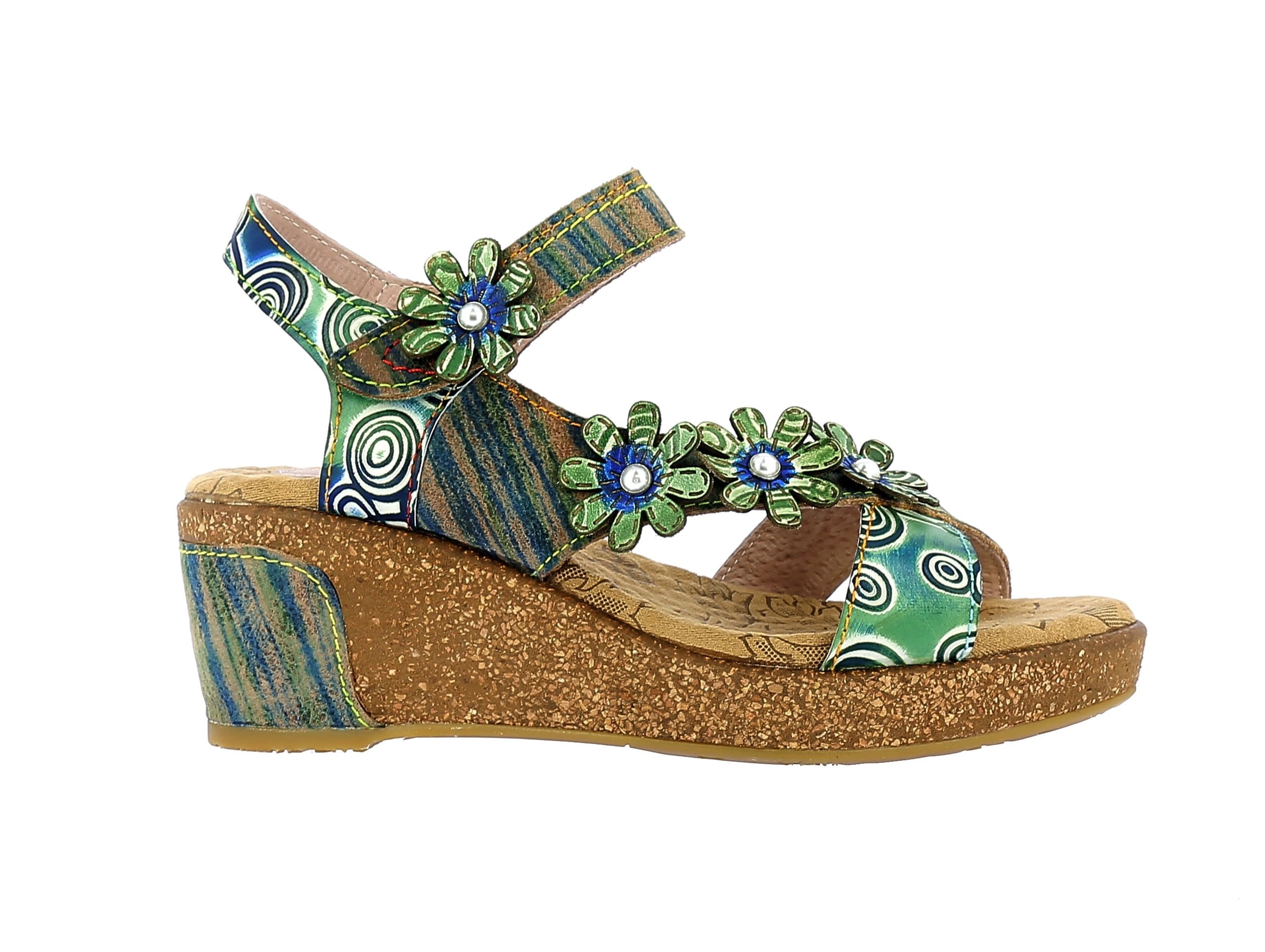 Schuhe HACLEO 04 - 35 / GREEN - Sandale
