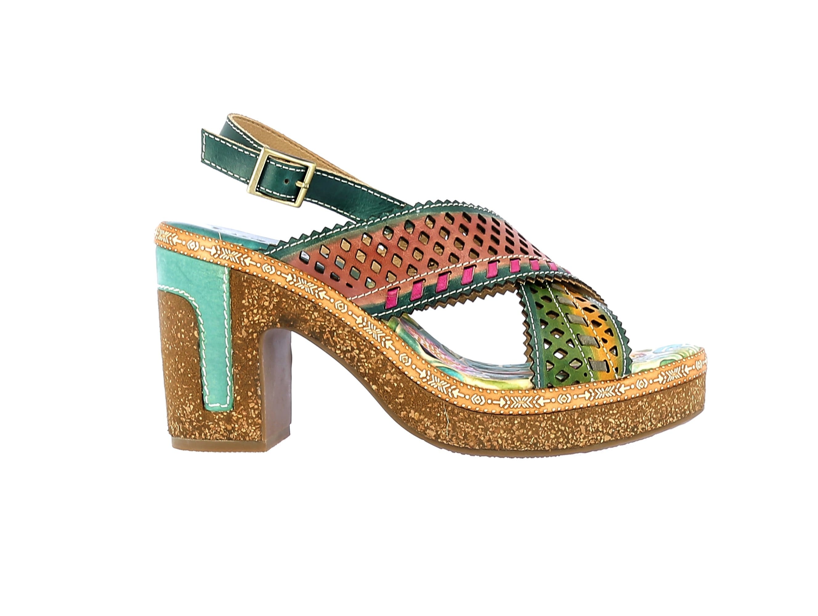 HECALO 02 shoes - 35 / GREEN - Sandal