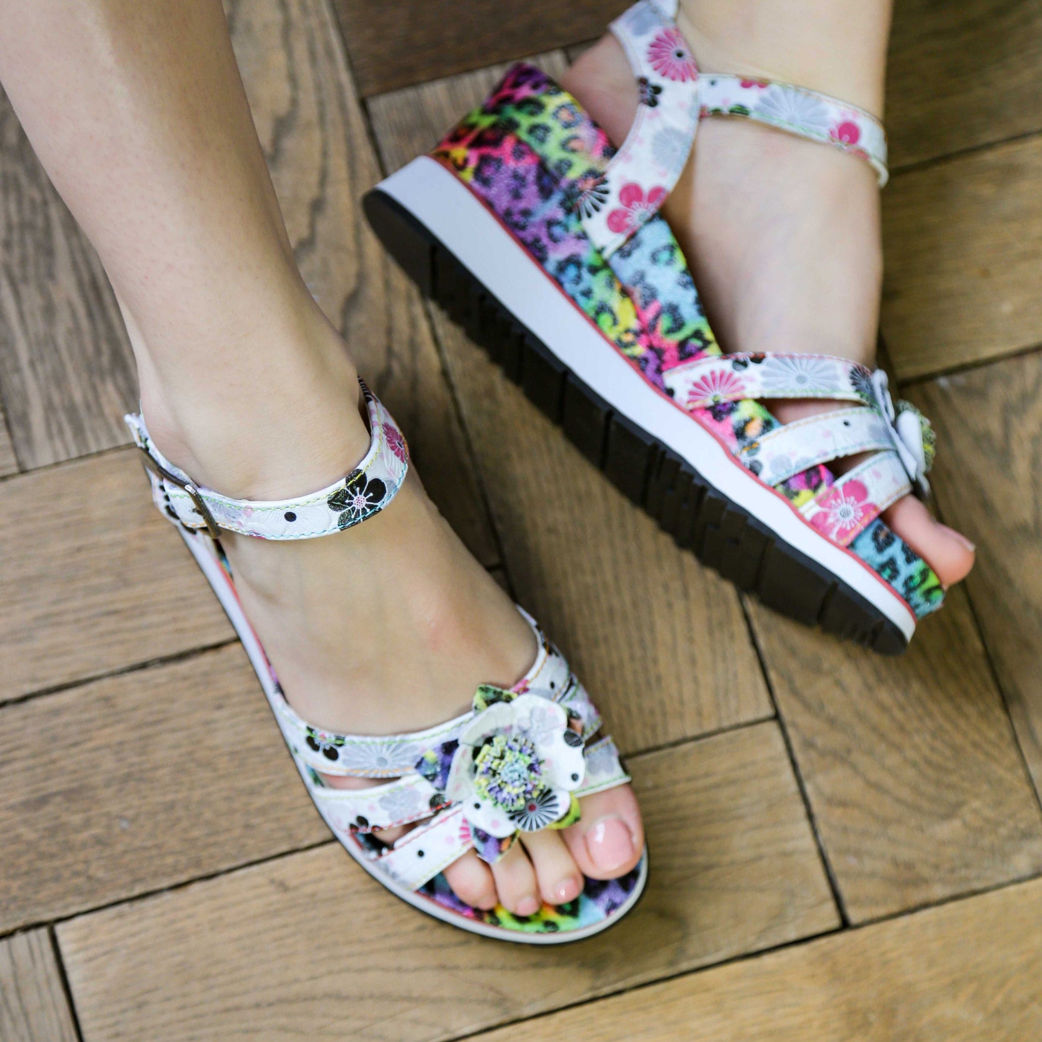Chaussures HECIO 15 Fleur - Sandale