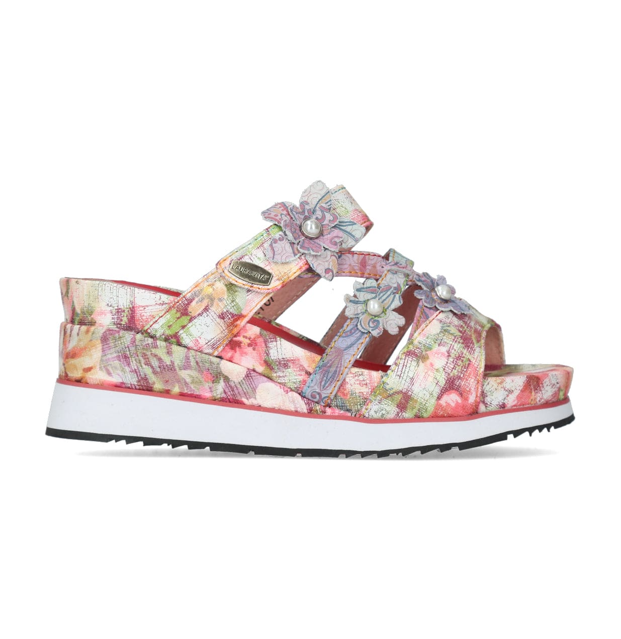 HECIO 17 blomst - 35 / kirsebær - sandal