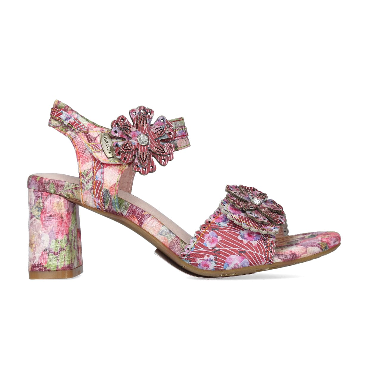 HECO 12 Flower Shoes - 35 / Red - Sandal