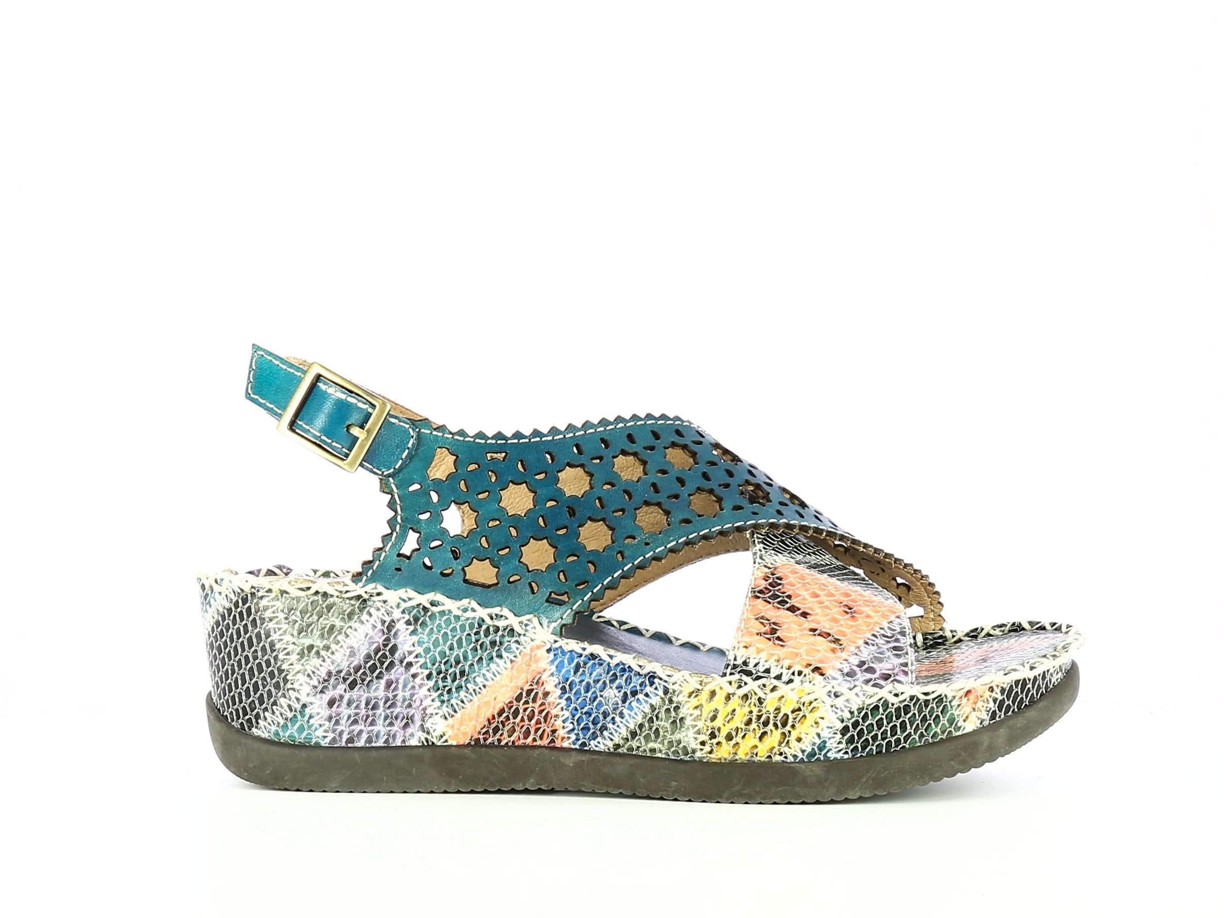 Schuhe HICTO 06 - 35 / BLUE - Sandale