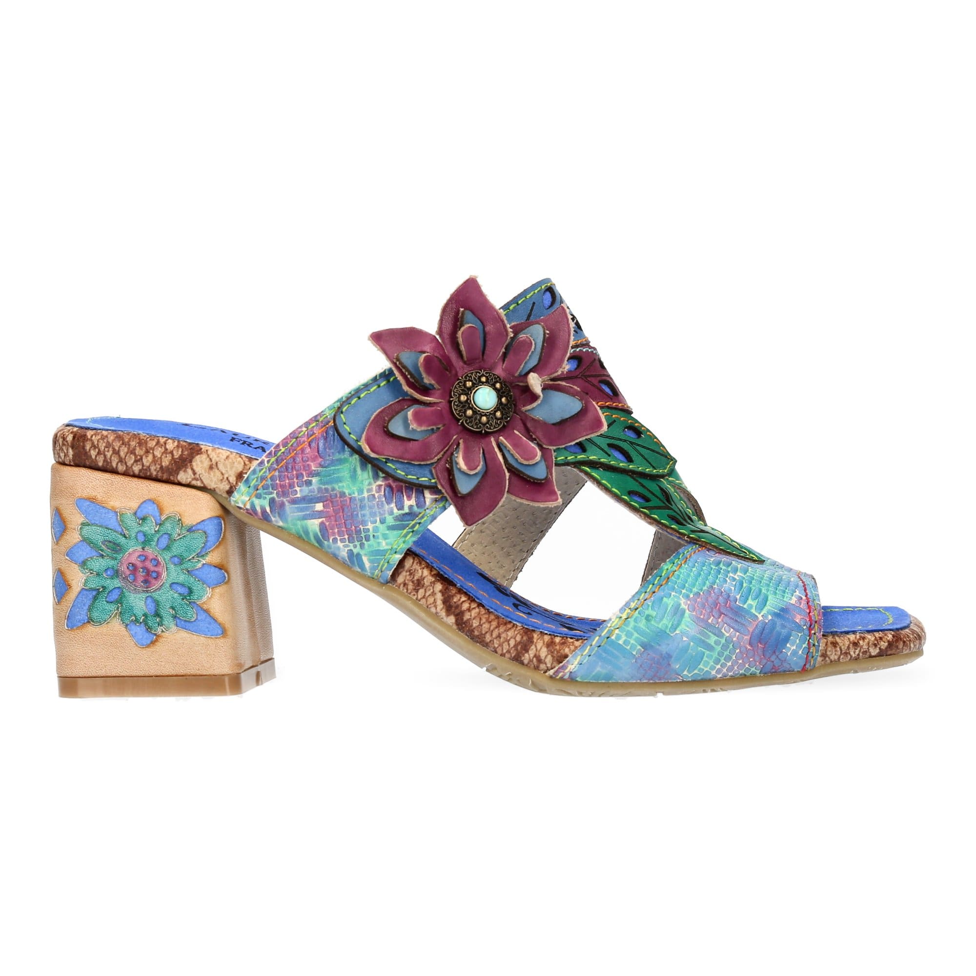 Chaussures JACQUESO 02 - 35 / Turquoise - Mule