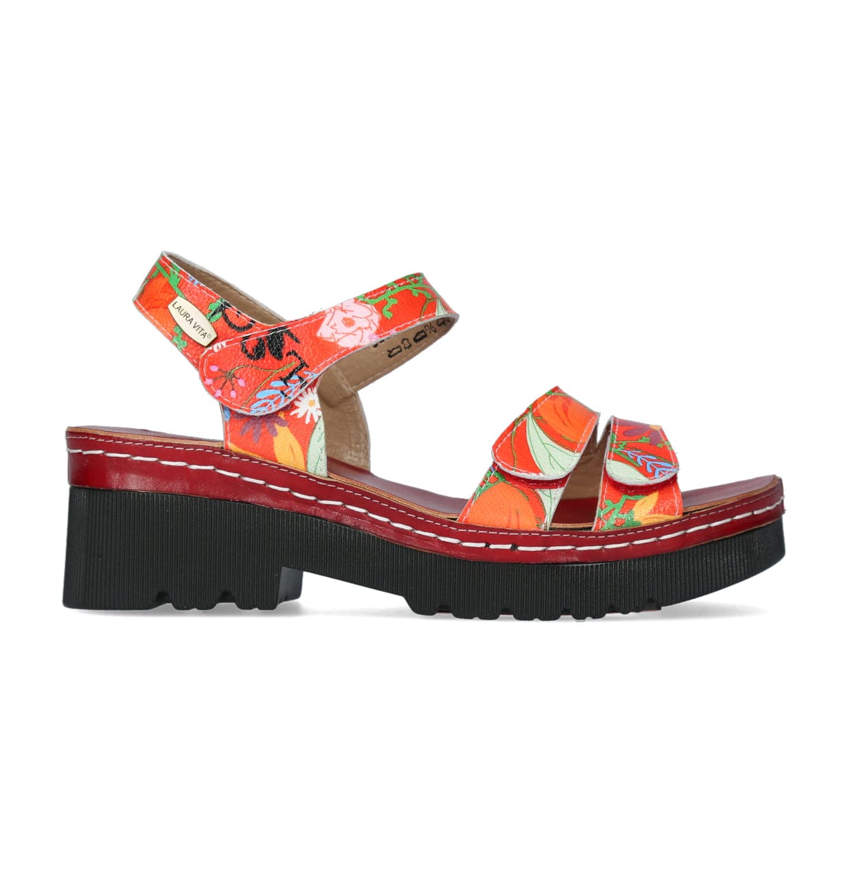 LEXIAO 03 Flower - 35 / Red - Sandal
