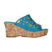 LORIEO 06 shoes - 35 / Turquoise - Mule