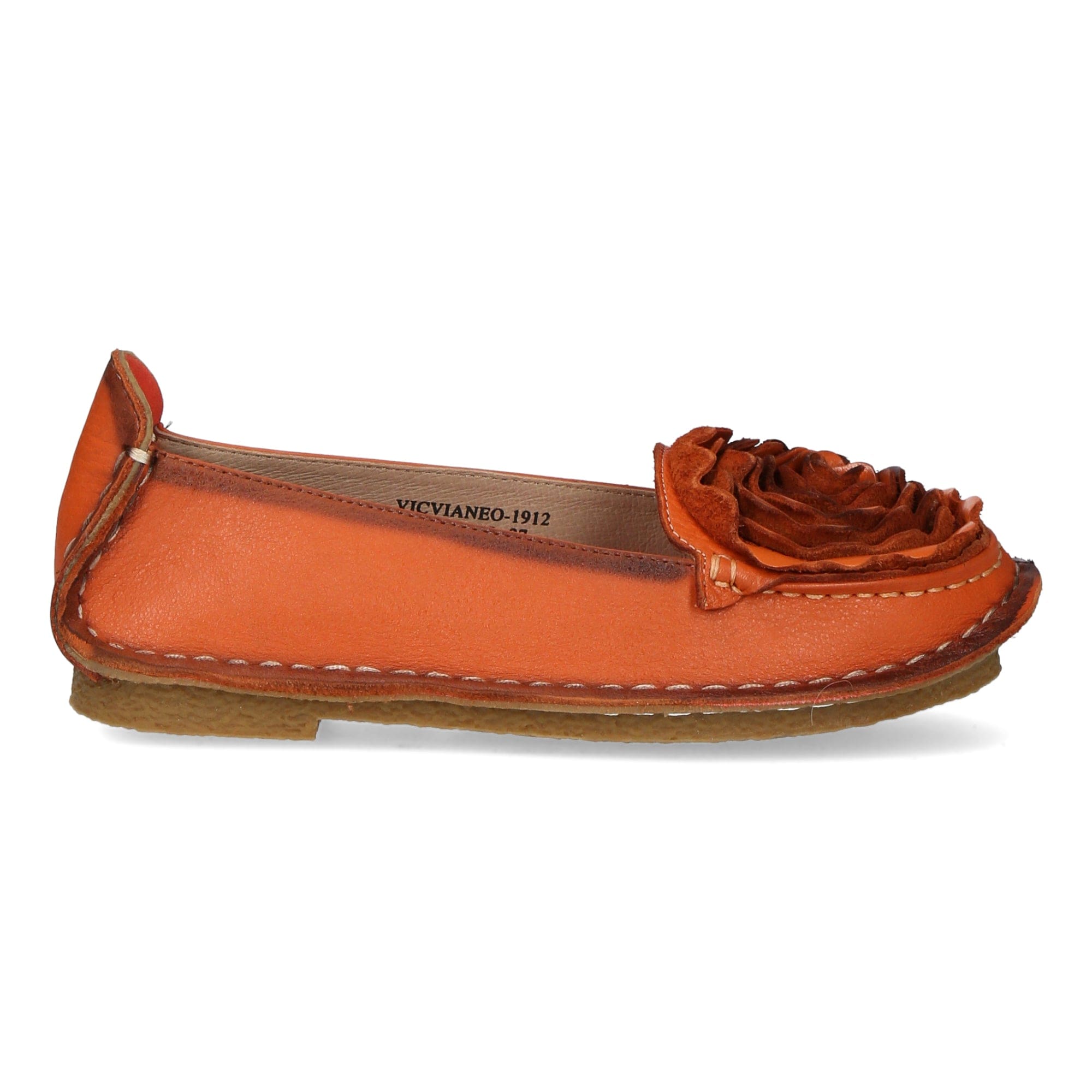 Viviane sko - 35 / Orange - Loafer