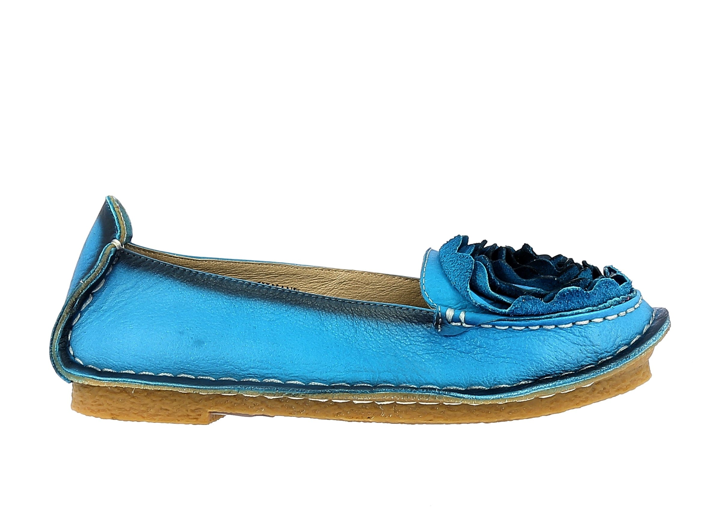 Viviane Shoes - 37 / Turquoise - Moccasin
