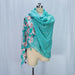 shawl Breschia - Turquoise - shawl