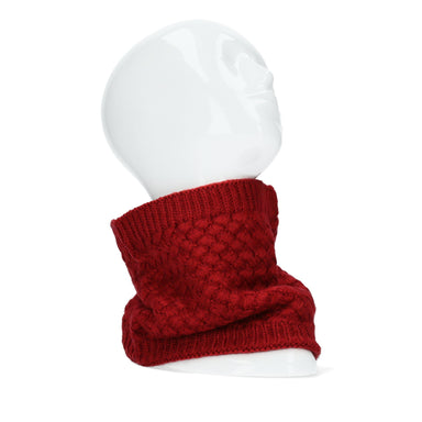 Indra Filled Neck Cover Scarf - Red - shawl