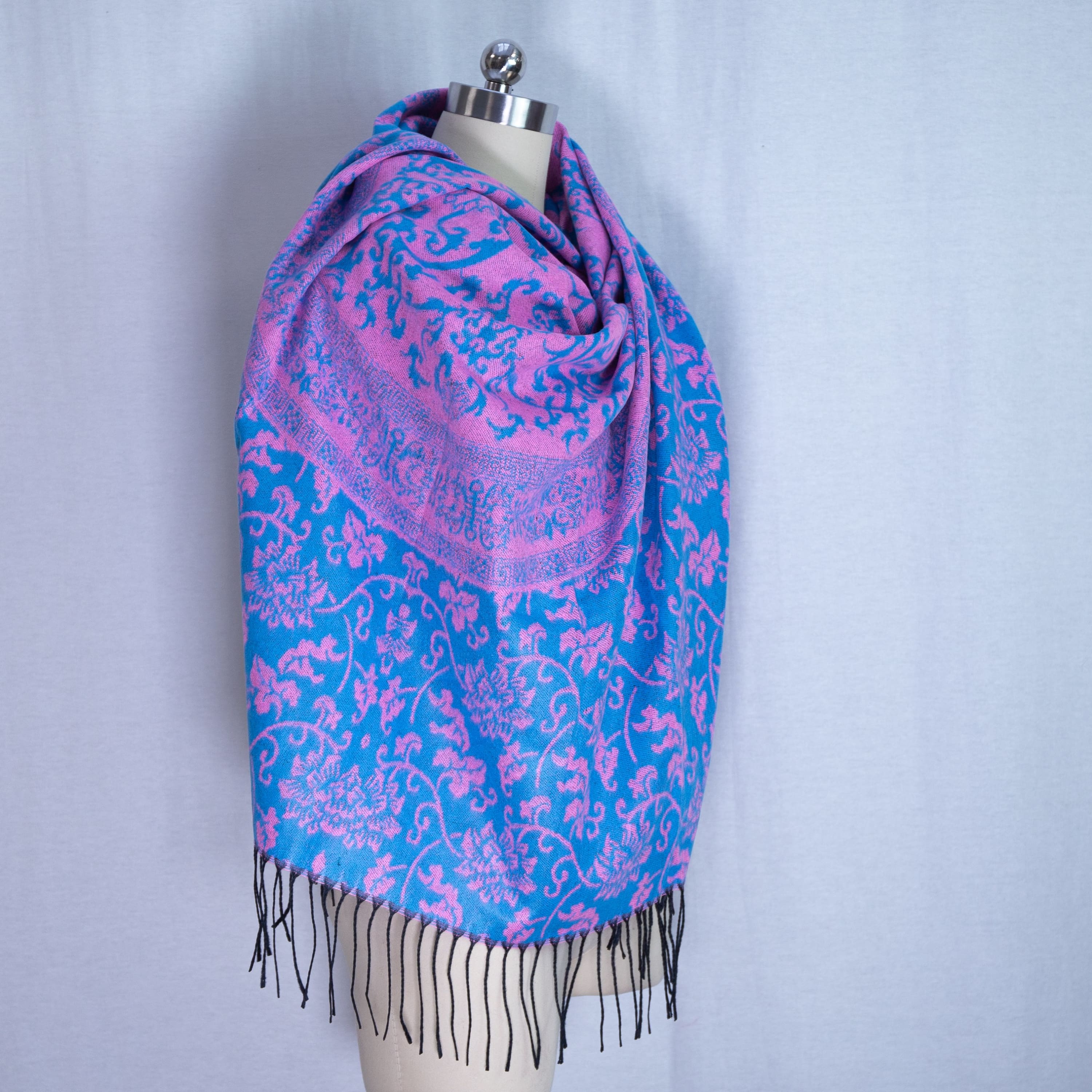 Grand foulard cachemire de pashmina - Foulard