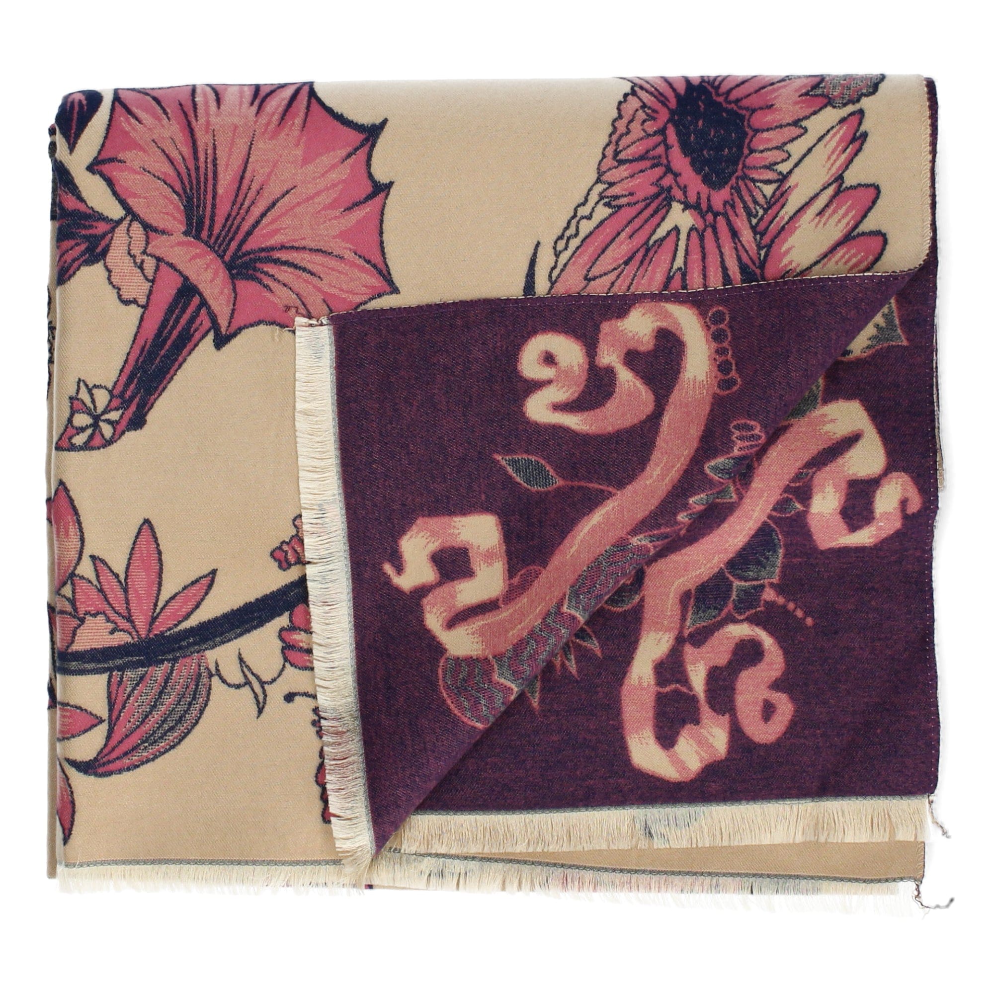 Clochette scarf - Fushia - shawl