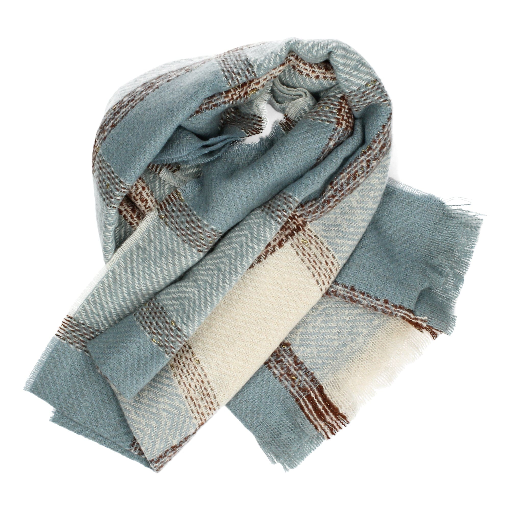 Sjaal met dubbele knopen - Foulard