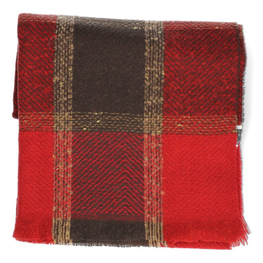 Crossed Scarf - Red - shawl