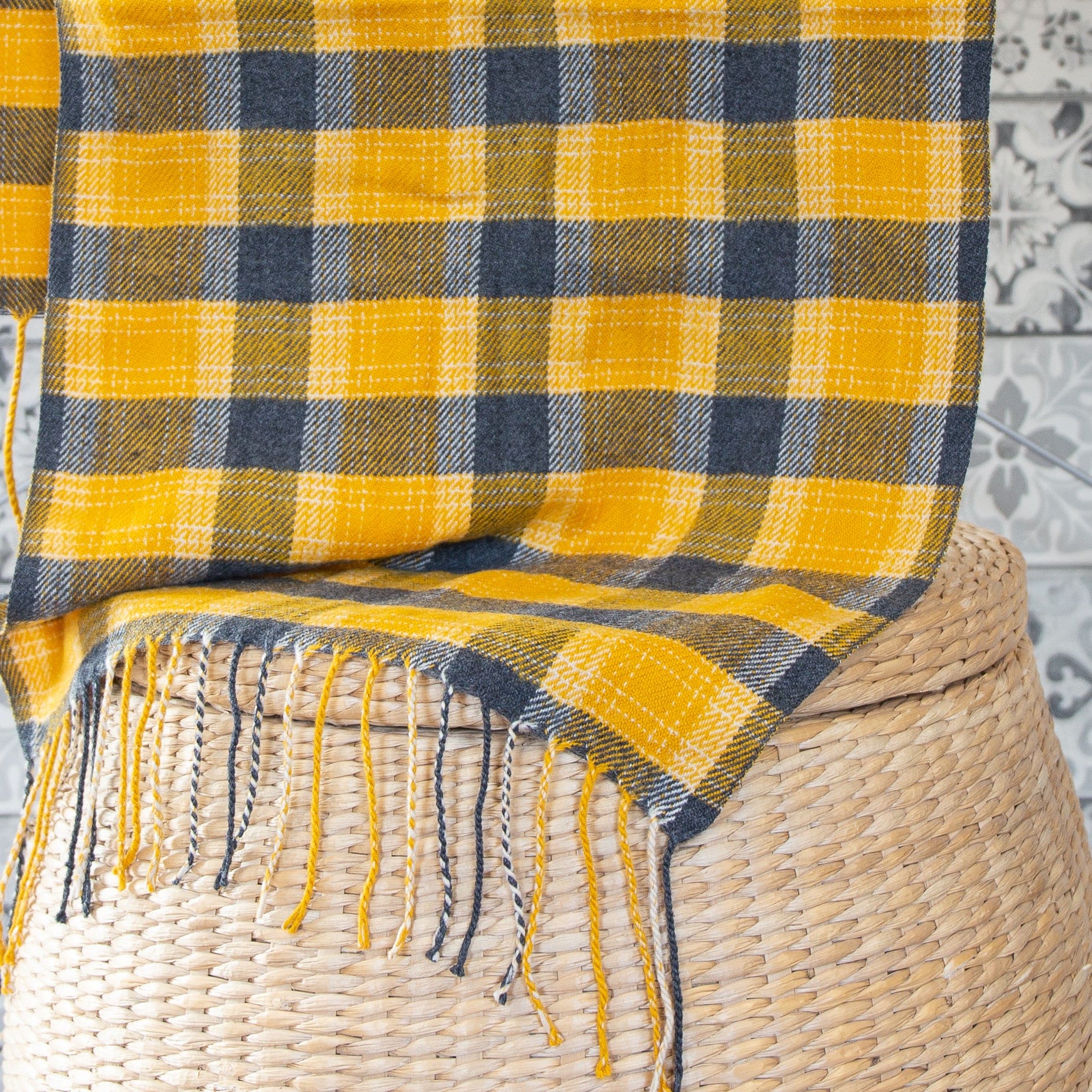 Monceau Scarf - Yellow - shawl