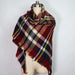 Paola triangle scarf - Bordeaux - shawl