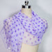 shawl à Pois Angèle - Lavender - shawl