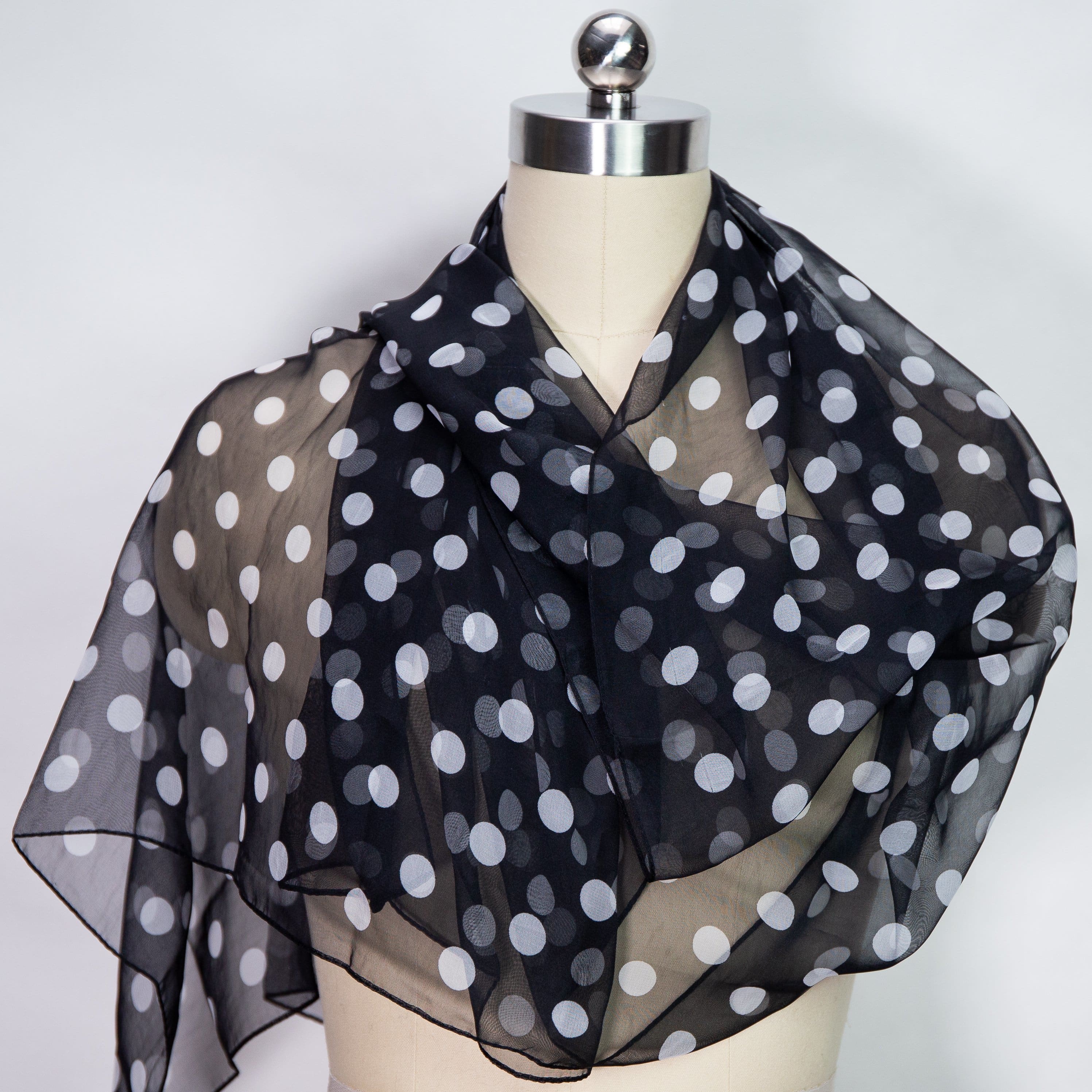 shawl Angèle Pea - Black - shawl