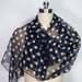 shawl Angèle Pea - Black - shawl