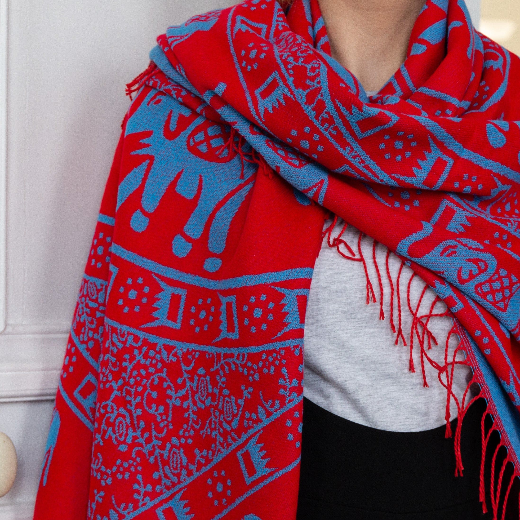 shawl cashmere of pashmina Axelle - shawl