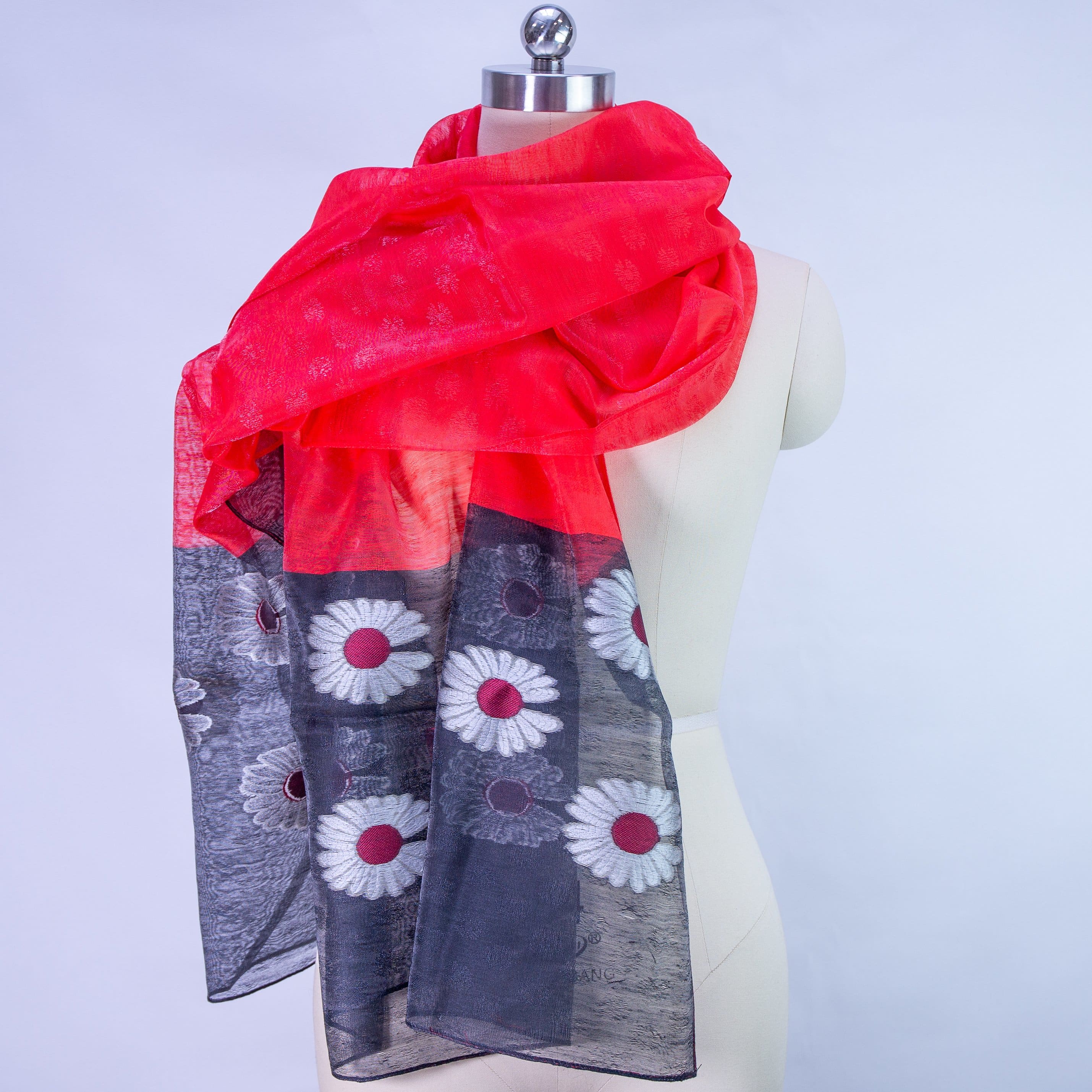 shawl Caroline - Red - shawl